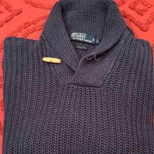 Polo by Ralph Lauren Men's Charcoal Turtleneck Sweater